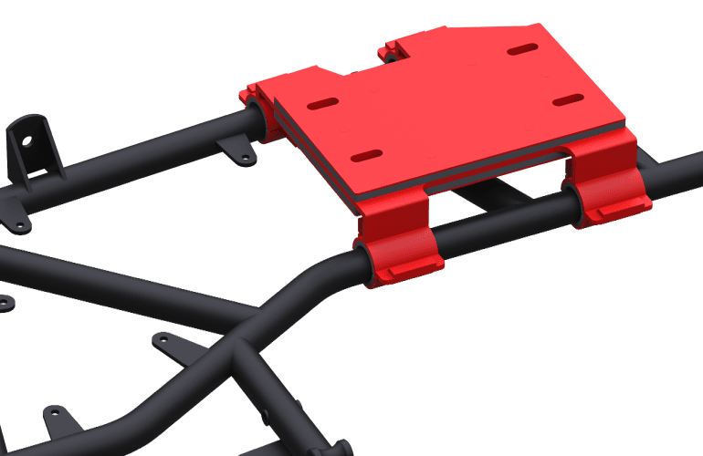 Вибропоглощающая моторная плита